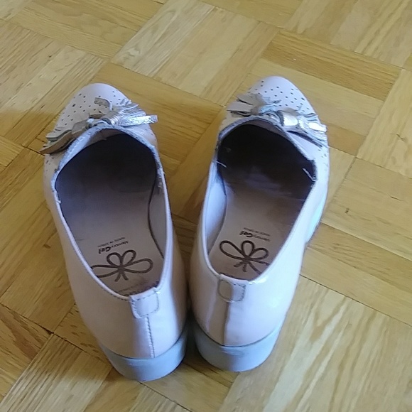 Wonders fly Memory Gel made in spain nude patent leather platform loafers - Picture 6 of 9